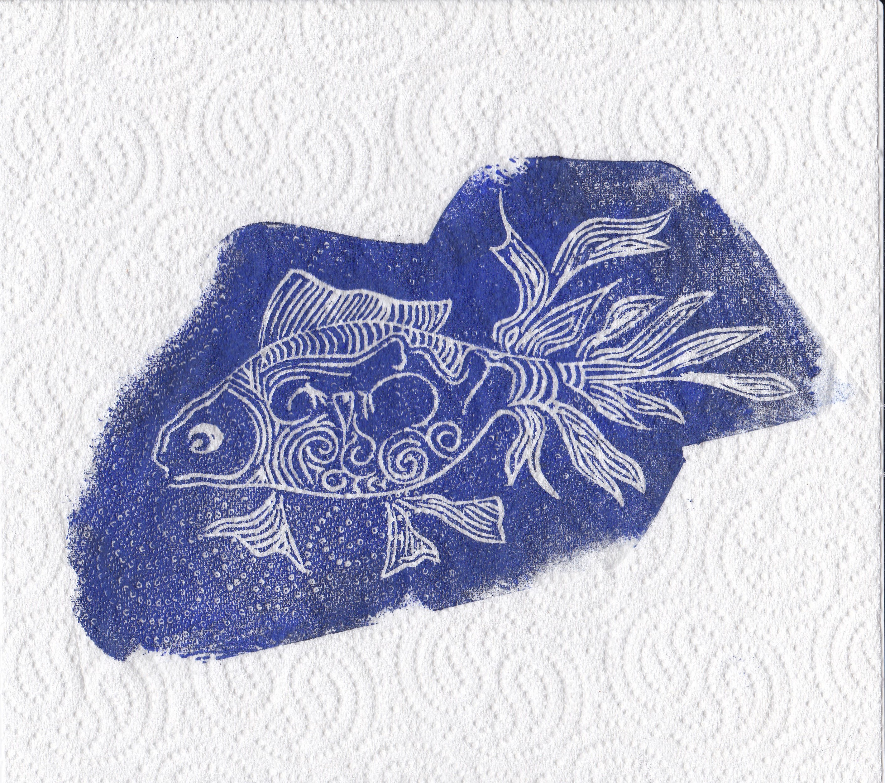 poisson gravé 2 Anne Bernard