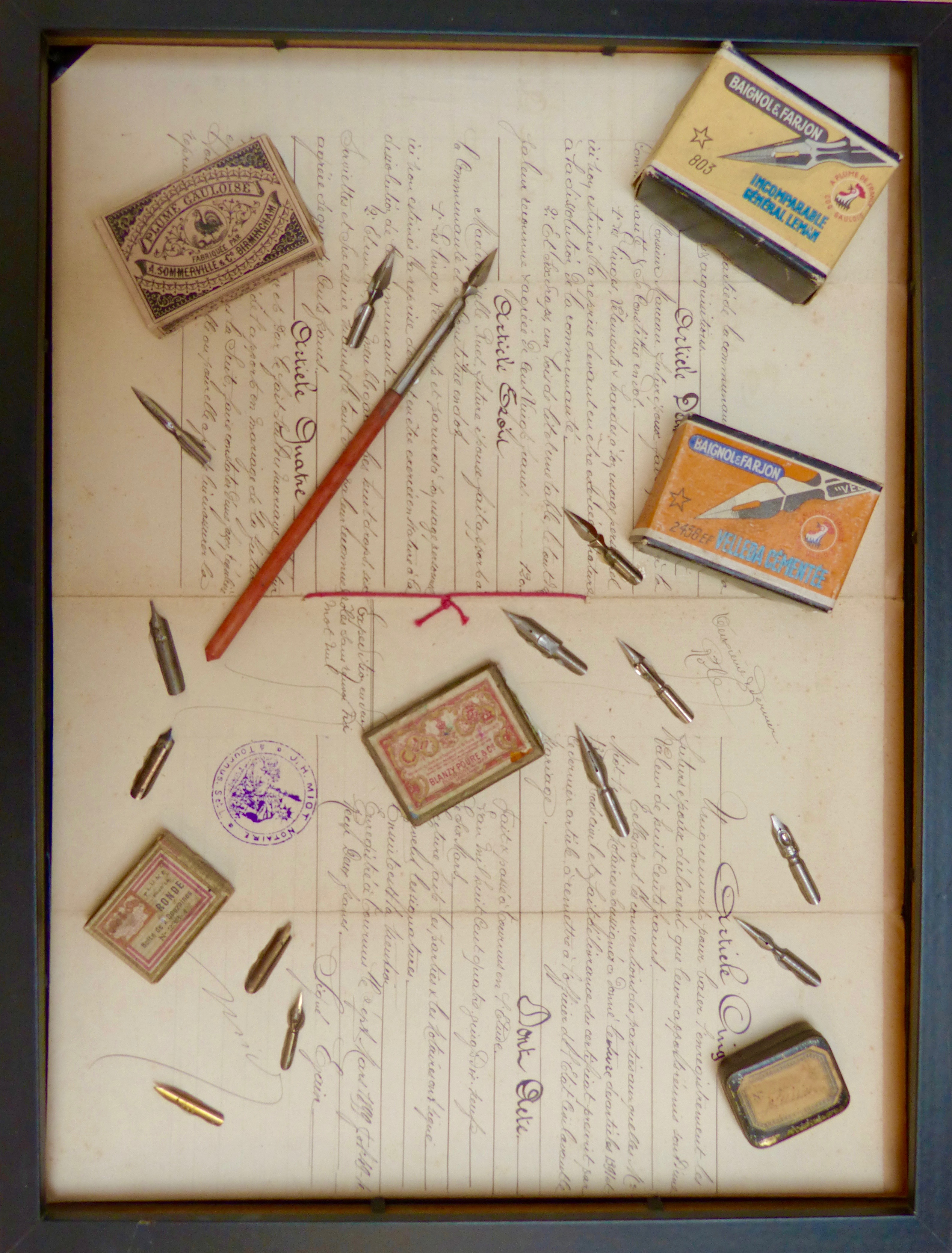 cadres plumes Anne Bernard Replonges434