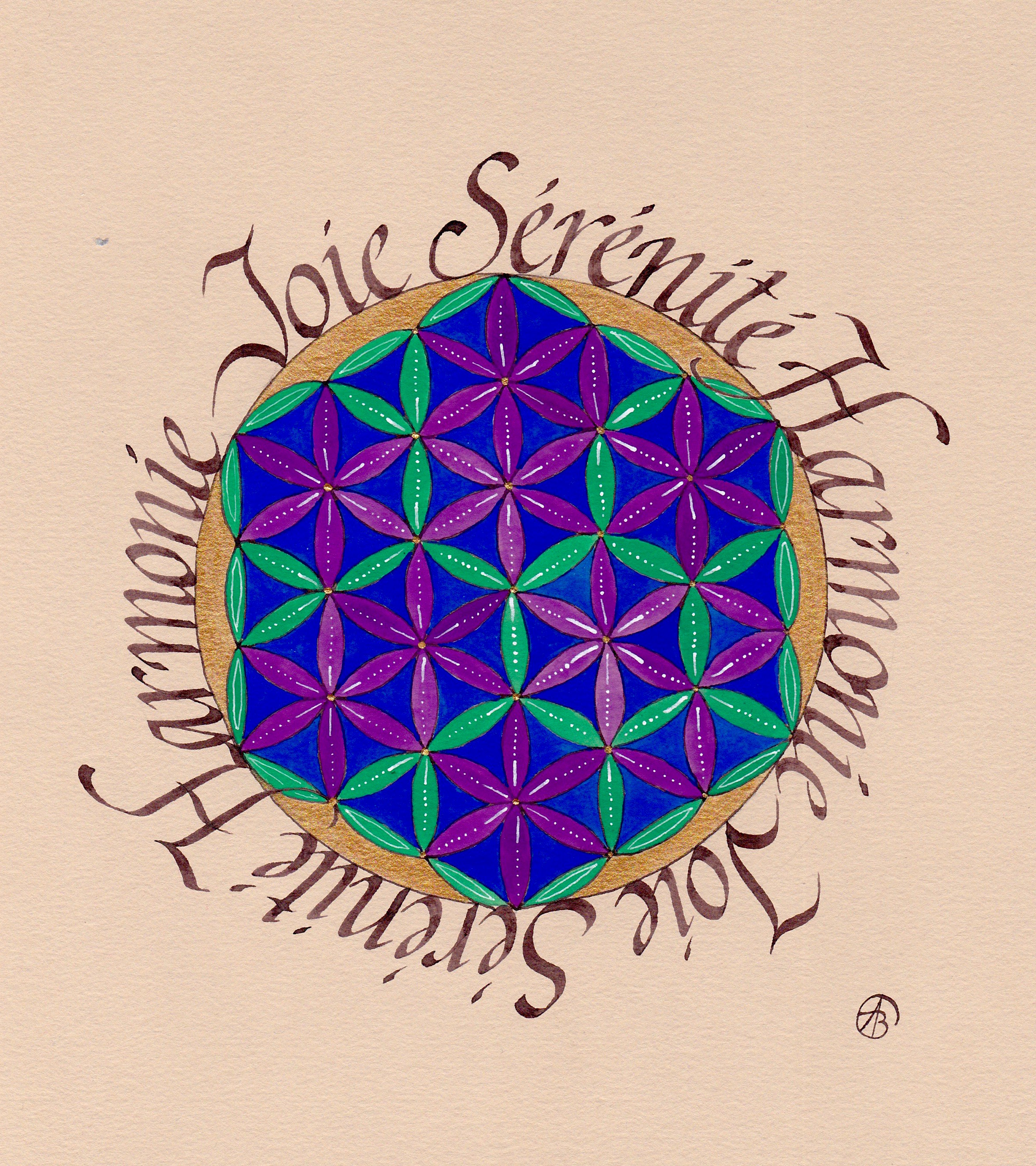 fleur de vie Anne Bernard