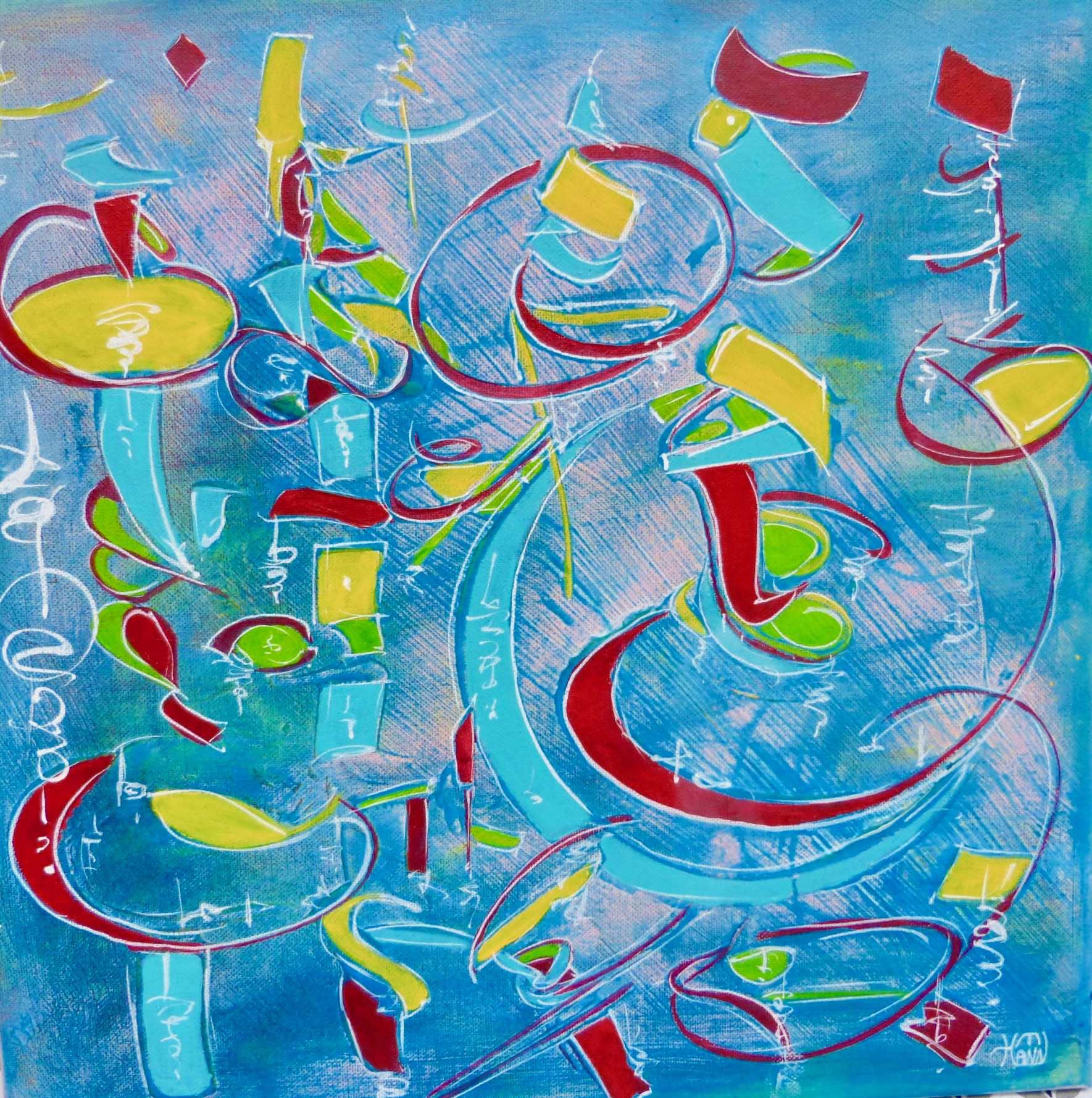 calligraphies couleurs Anne Bernard840